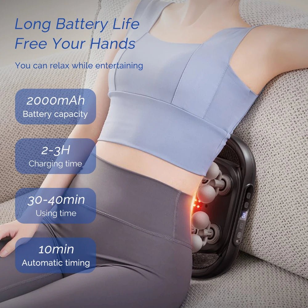 16 - Head Fascia Gun High - Frequency Vibration Body Massage Gun Waist and Back Massager Neck Shoulder Massager Muscle masajeador - Friendly Smart Shopping