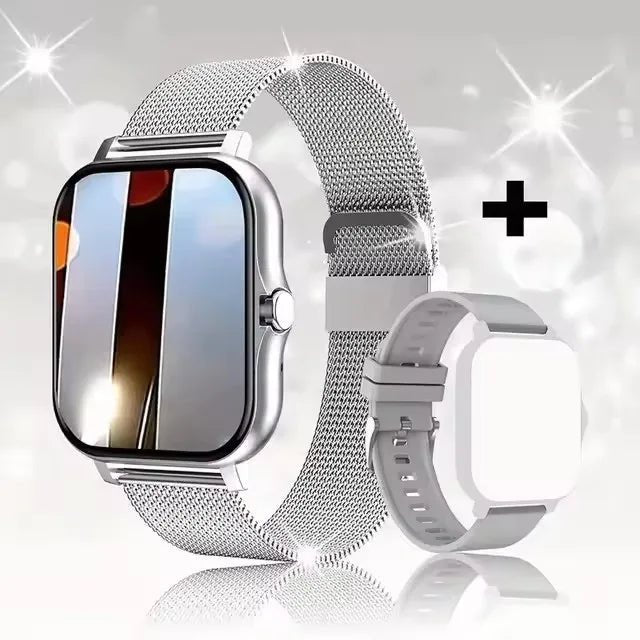 2025 Smart Watch 2.01‘’ Full Touch Amoled BT Call Sport Waterproof Watches Heart Rate Blood Pressure SmartWatch for Men Women - Friendly Smart Shopping