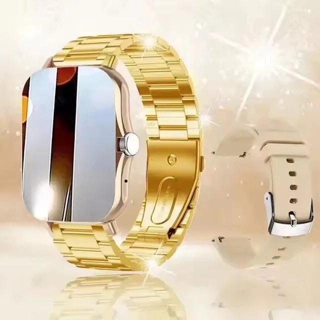 2025 Smart Watch 2.01‘’ Full Touch Amoled BT Call Sport Waterproof Watches Heart Rate Blood Pressure SmartWatch for Men Women - Friendly Smart Shopping