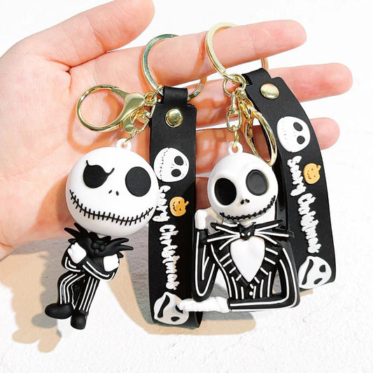Christmas Eve Scary Skeleton Jack Keychain Car Keychain Cute, Fun And Personalized Bag Decoration Pendant With Commemorative Sig - Friendly Smart Shopping