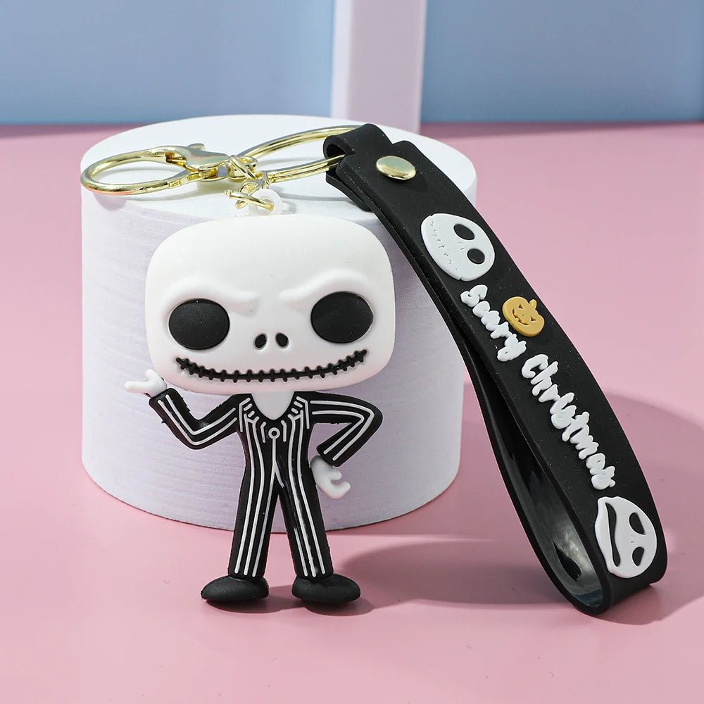 Christmas Eve Scary Skeleton Jack Keychain Car Keychain Cute, Fun And Personalized Bag Decoration Pendant With Commemorative Sig - Friendly Smart Shopping