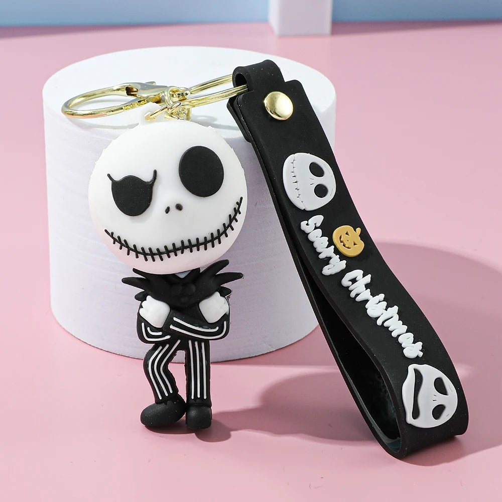 Christmas Eve Scary Skeleton Jack Keychain Car Keychain Cute, Fun And Personalized Bag Decoration Pendant With Commemorative Sig - Friendly Smart Shopping