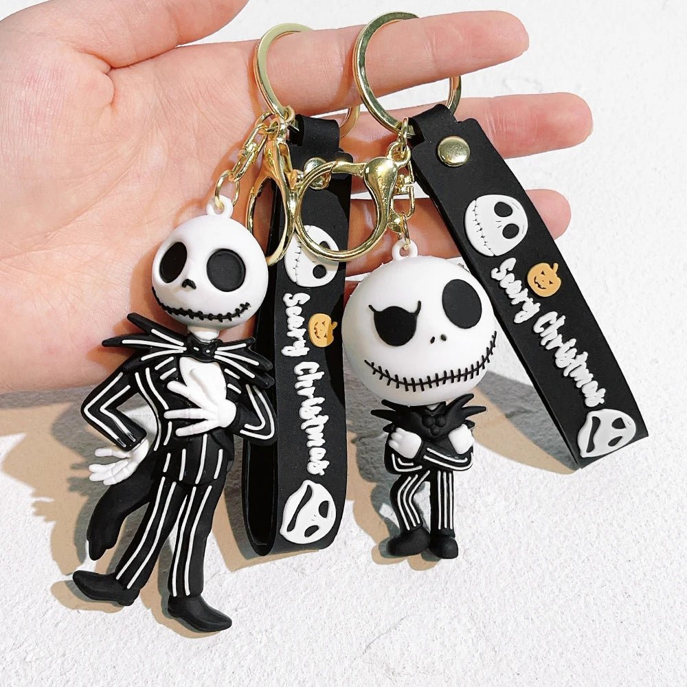 Christmas Eve Scary Skeleton Jack Keychain Car Keychain Cute, Fun And Personalized Bag Decoration Pendant With Commemorative Sig - Friendly Smart Shopping