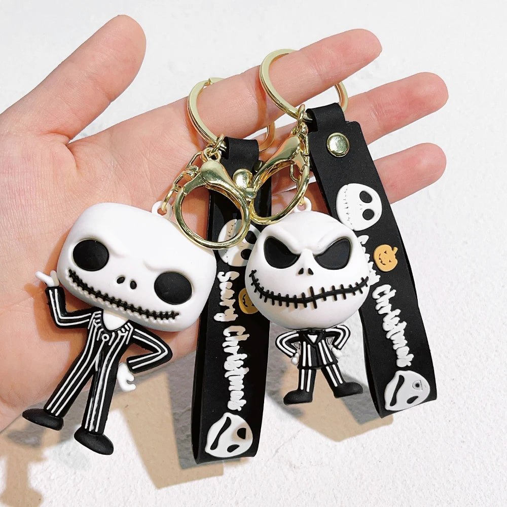 Christmas Eve Scary Skeleton Jack Keychain Car Keychain Cute, Fun And Personalized Bag Decoration Pendant With Commemorative Sig - Friendly Smart Shopping
