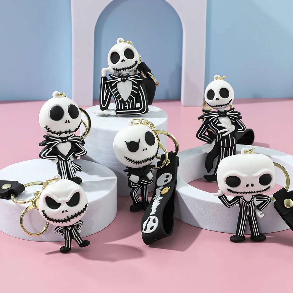 Christmas Eve Scary Skeleton Jack Keychain Car Keychain Cute, Fun And Personalized Bag Decoration Pendant With Commemorative Sig - Friendly Smart Shopping