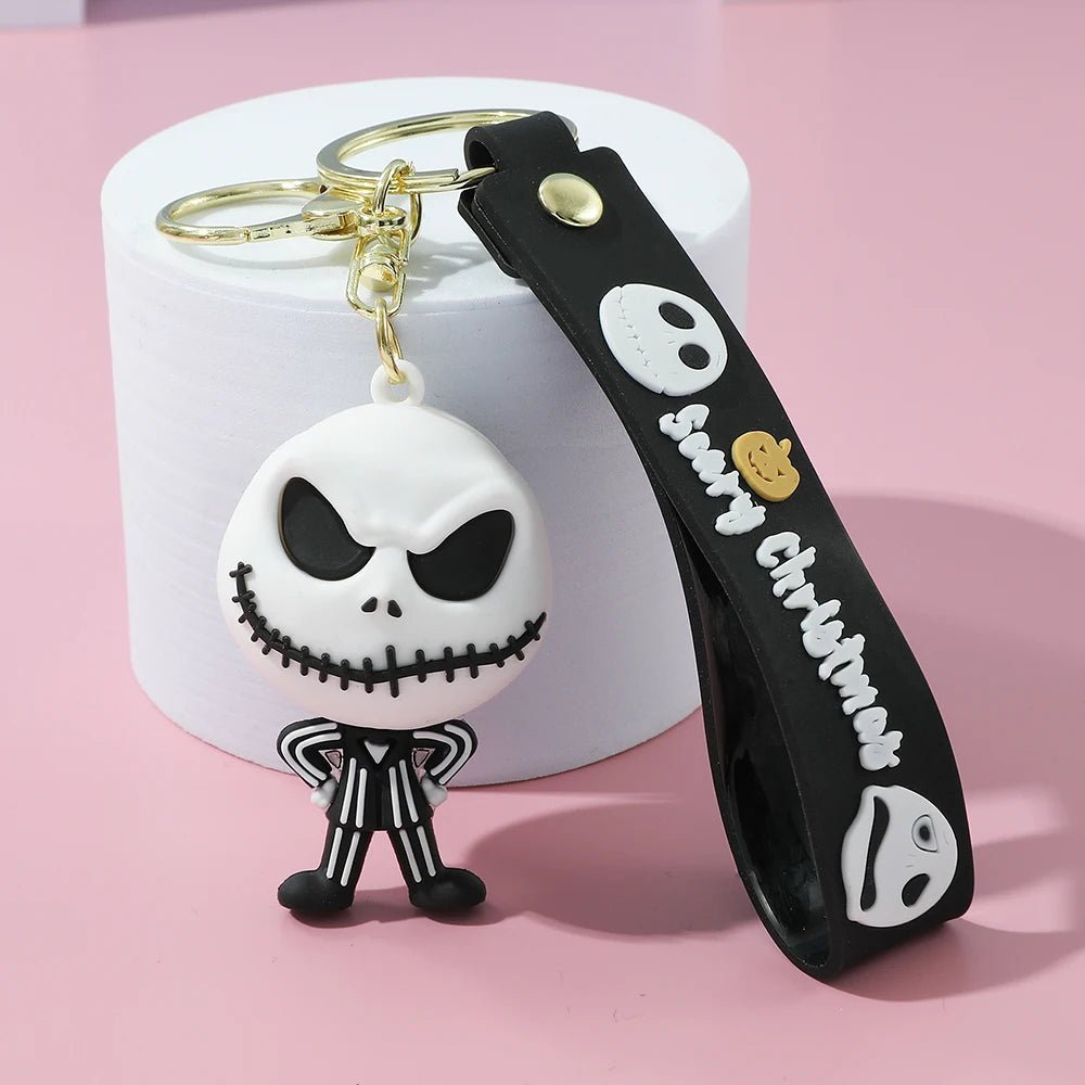 Christmas Eve Scary Skeleton Jack Keychain Car Keychain Cute, Fun And Personalized Bag Decoration Pendant With Commemorative Sig - Friendly Smart Shopping