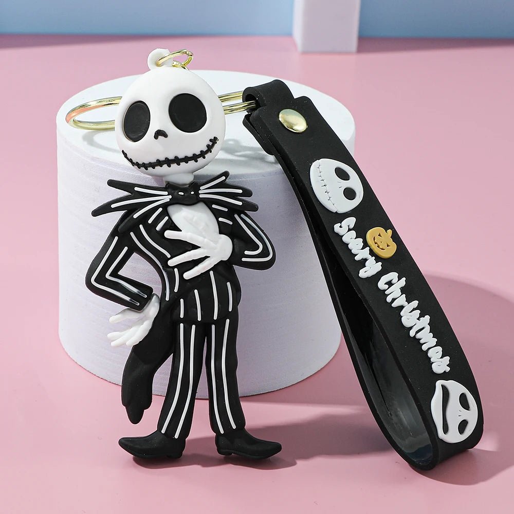 Christmas Eve Scary Skeleton Jack Keychain Car Keychain Cute, Fun And Personalized Bag Decoration Pendant With Commemorative Sig - Friendly Smart Shopping
