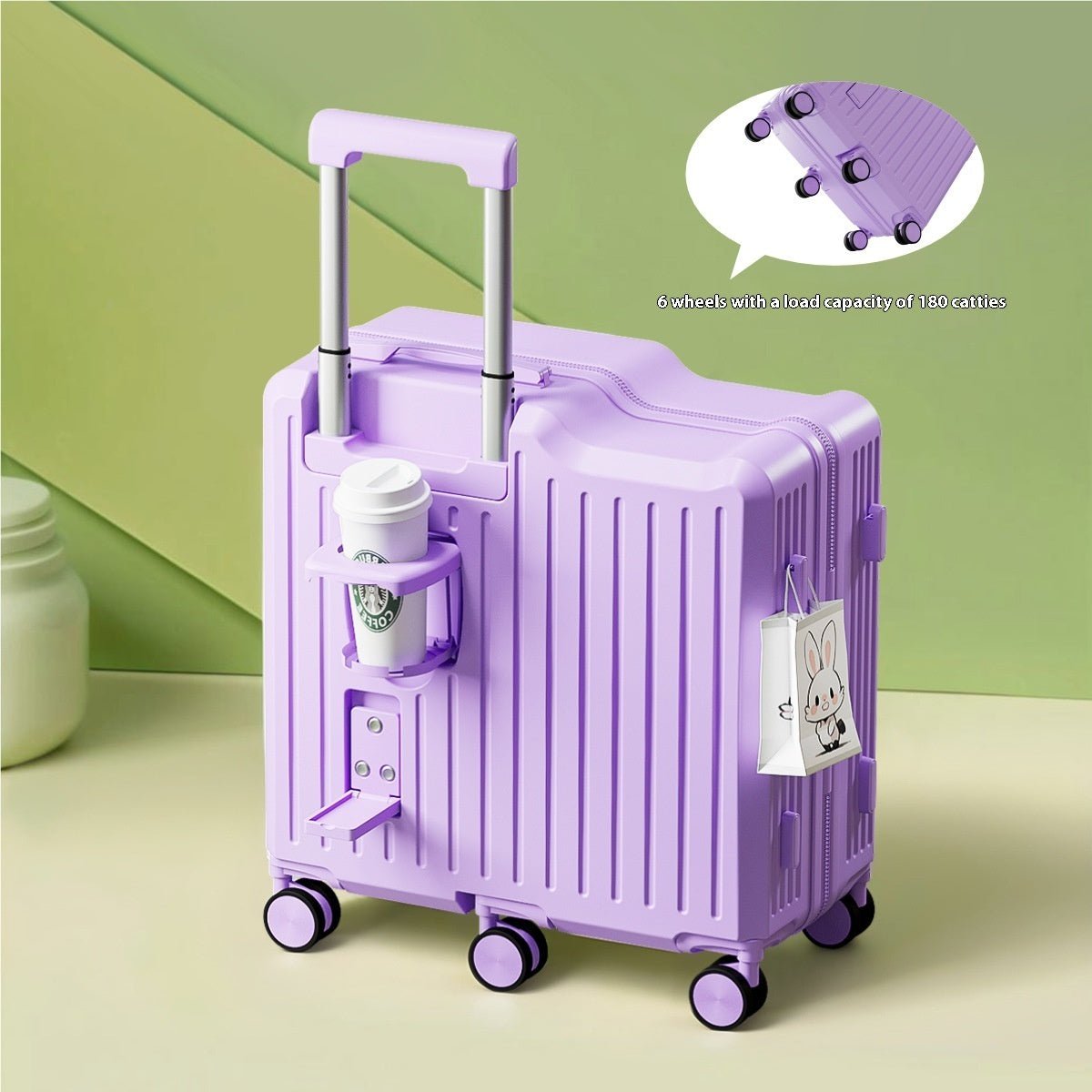Fashion Personality Small Sitting Trolley Case - Friendly Smart Shopping