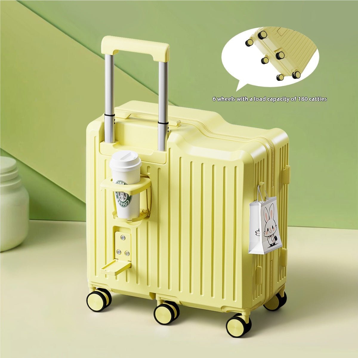 Fashion Personality Small Sitting Trolley Case - Friendly Smart Shopping