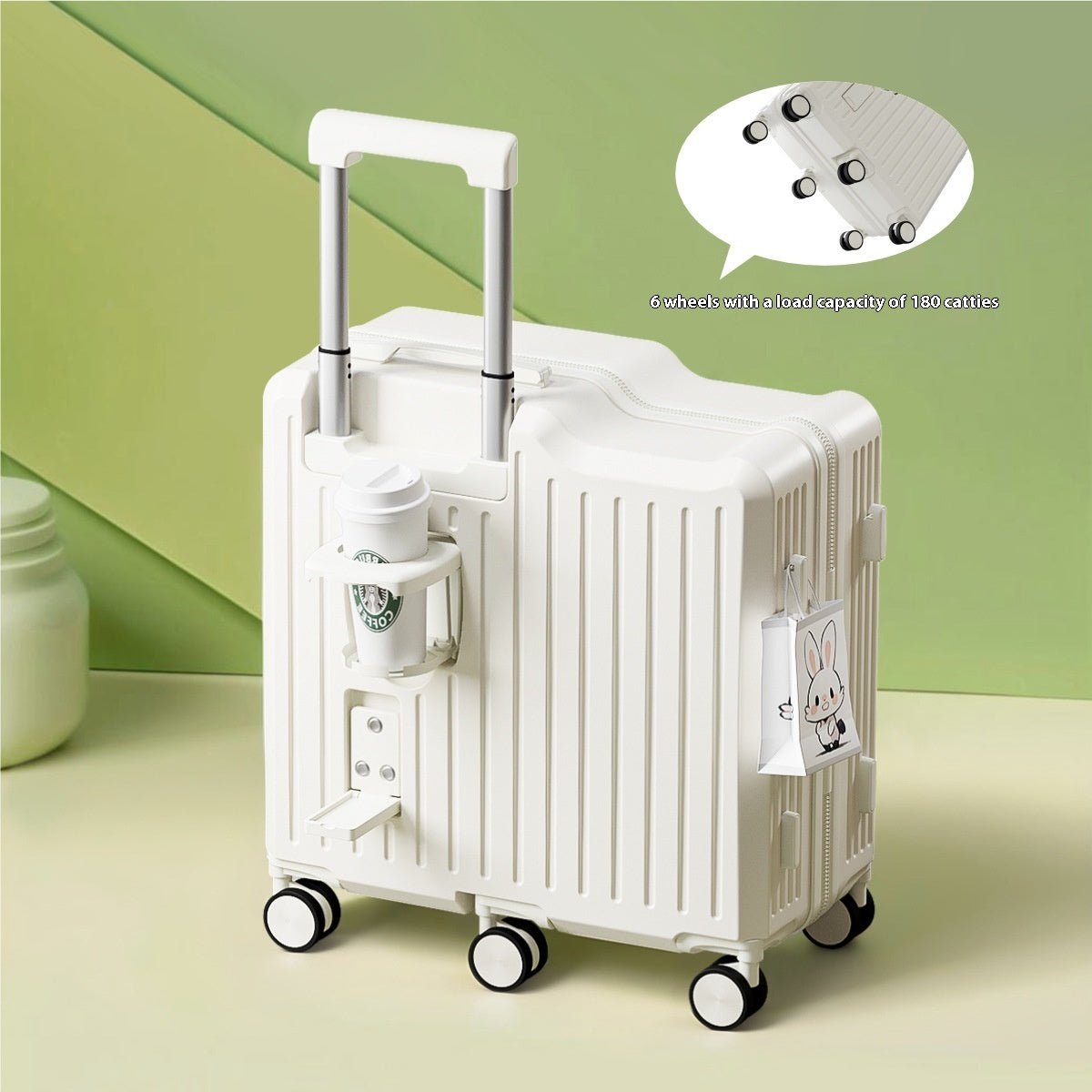 Fashion Personality Small Sitting Trolley Case - Friendly Smart Shopping