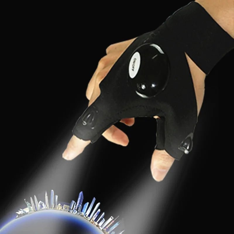 Fingerless LED Glove for Outdoors - Friendly Smart Shopping