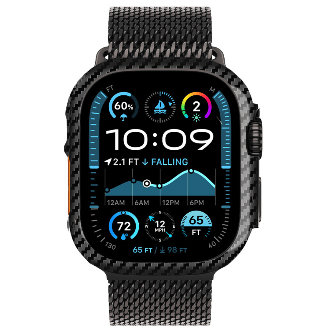 Genuine Carbon Fiber Case for Apple Watch - Friendly Smart Shopping