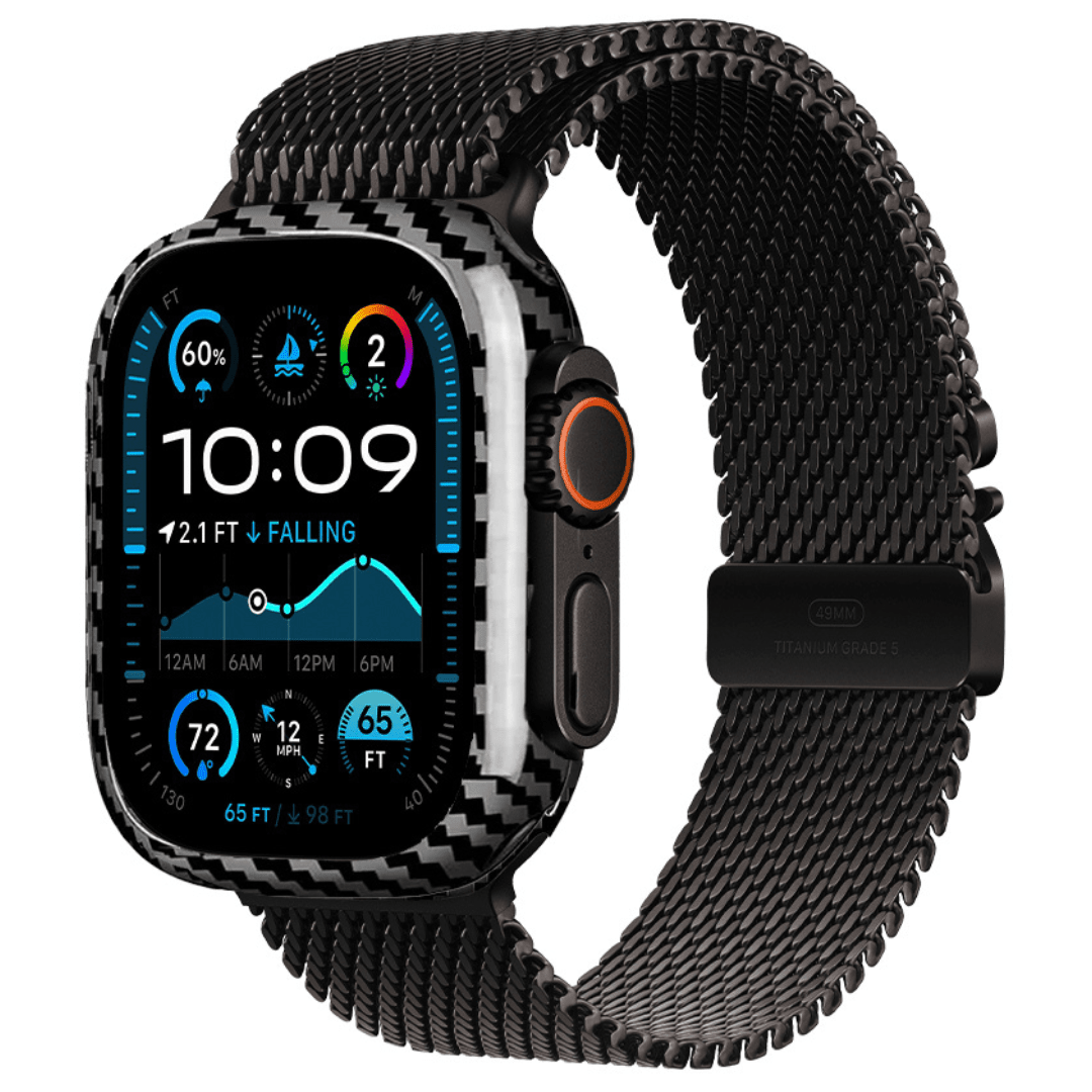 Genuine Carbon Fiber Case for Apple Watch - Friendly Smart Shopping