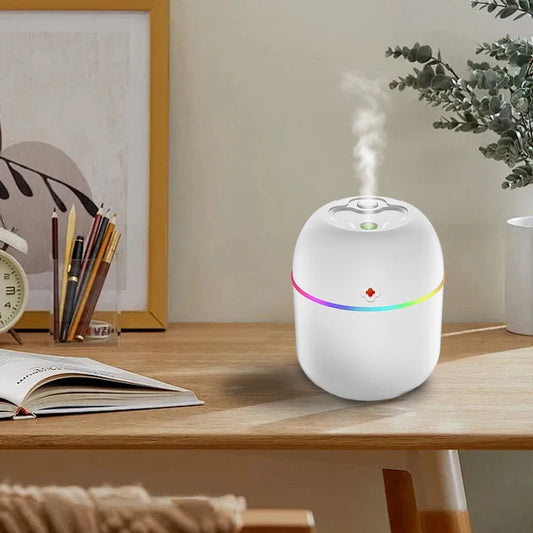Mini Portable Air Humidifier USB Atomizer Aroma Diffuser Desktop Indoor Household Mute Hydrating Air Atomization Humidifie - Friendly Smart Shopping