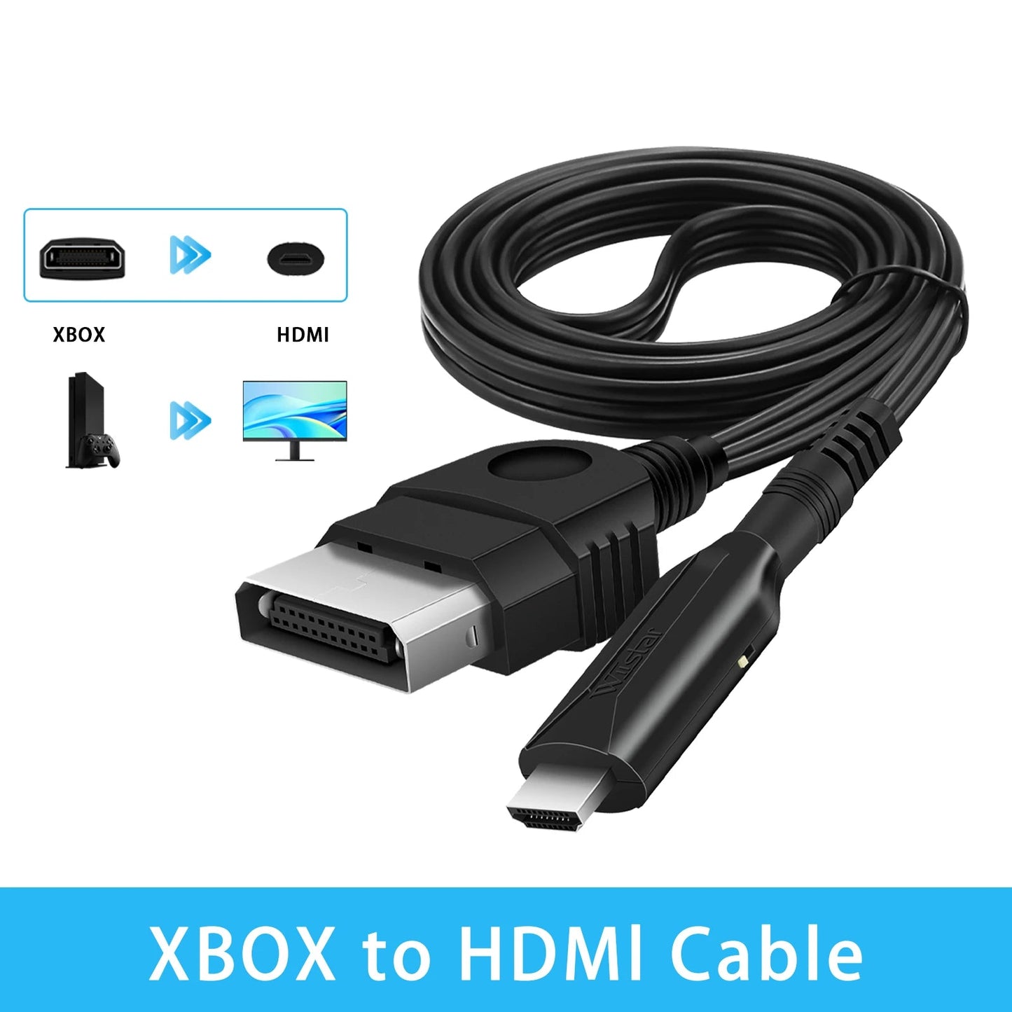XBOX to HDMI - compatible Converter Digital Video Audio Adapter for All Classic Console Models 480P 720P 1080P - Friendly Smart Shopping