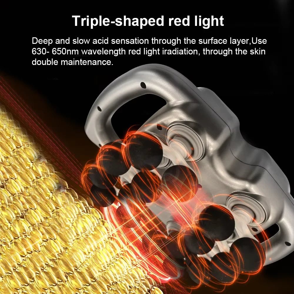 16 - Head Cordless Massage Gun - Deep Tissue Percussion Therapy for Back/Leg Muscle Relief with 9 Adjustable Speeds (Home & Gym Use) - Friendly Smart Shopping