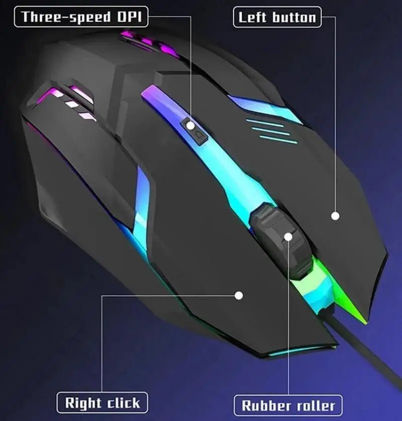 2025 Latest High Quality Ergonomic Design Gaming Mouse Desktop Computer Laptop USB Backlit Mouse Manufacturers Hot Sale - Friendly Smart Shopping