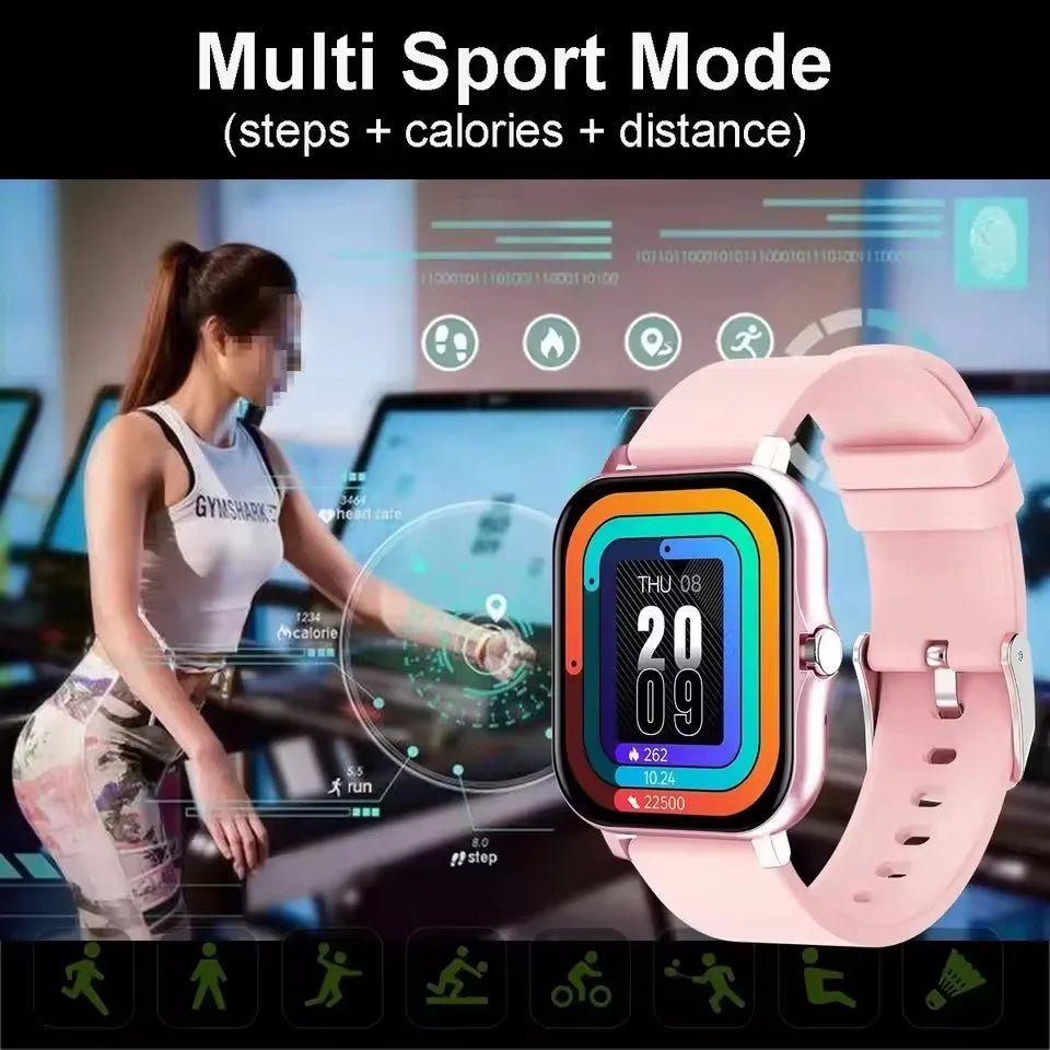 2025 Smart Watch 2.01‘’ Full Touch Amoled BT Call Sport Waterproof Watches Heart Rate Blood Pressure SmartWatch for Men Women - Friendly Smart Shopping