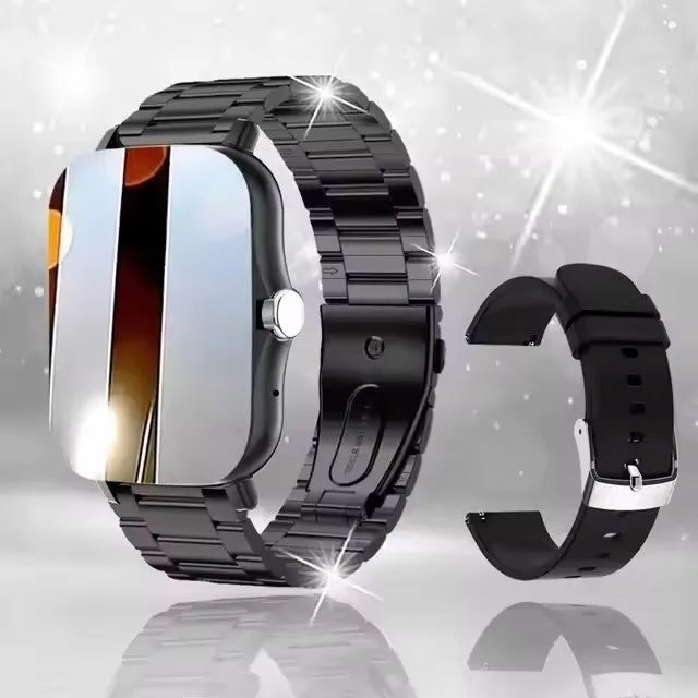 2025 Smart Watch 2.01‘’ Full Touch Amoled BT Call Sport Waterproof Watches Heart Rate Blood Pressure SmartWatch for Men Women - Friendly Smart Shopping