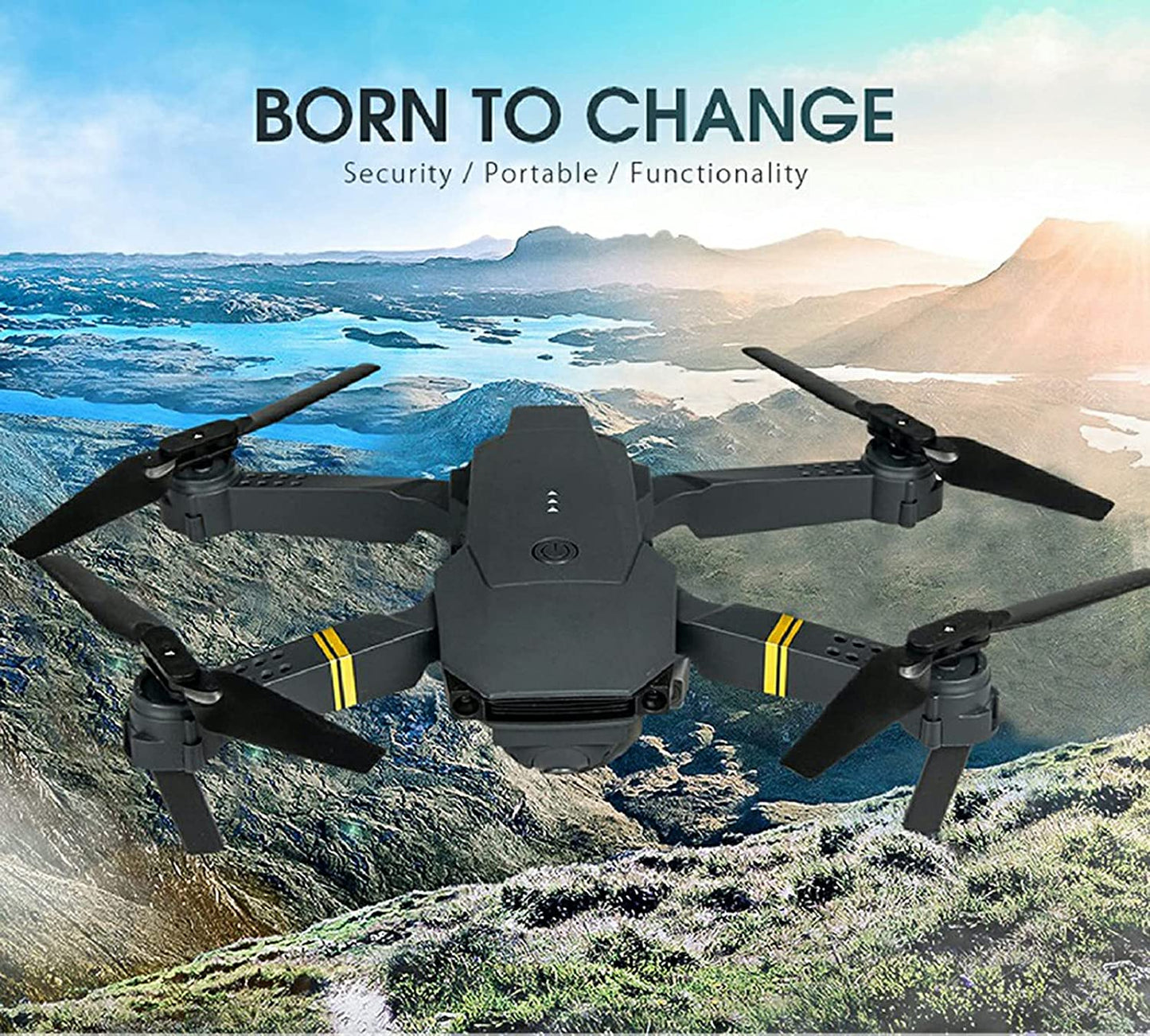 4K HD Double Camera RC FPV With Wi - Fi Portable Wide Range Angle Foldable Quadcopter Drone - Friendly Smart Shopping