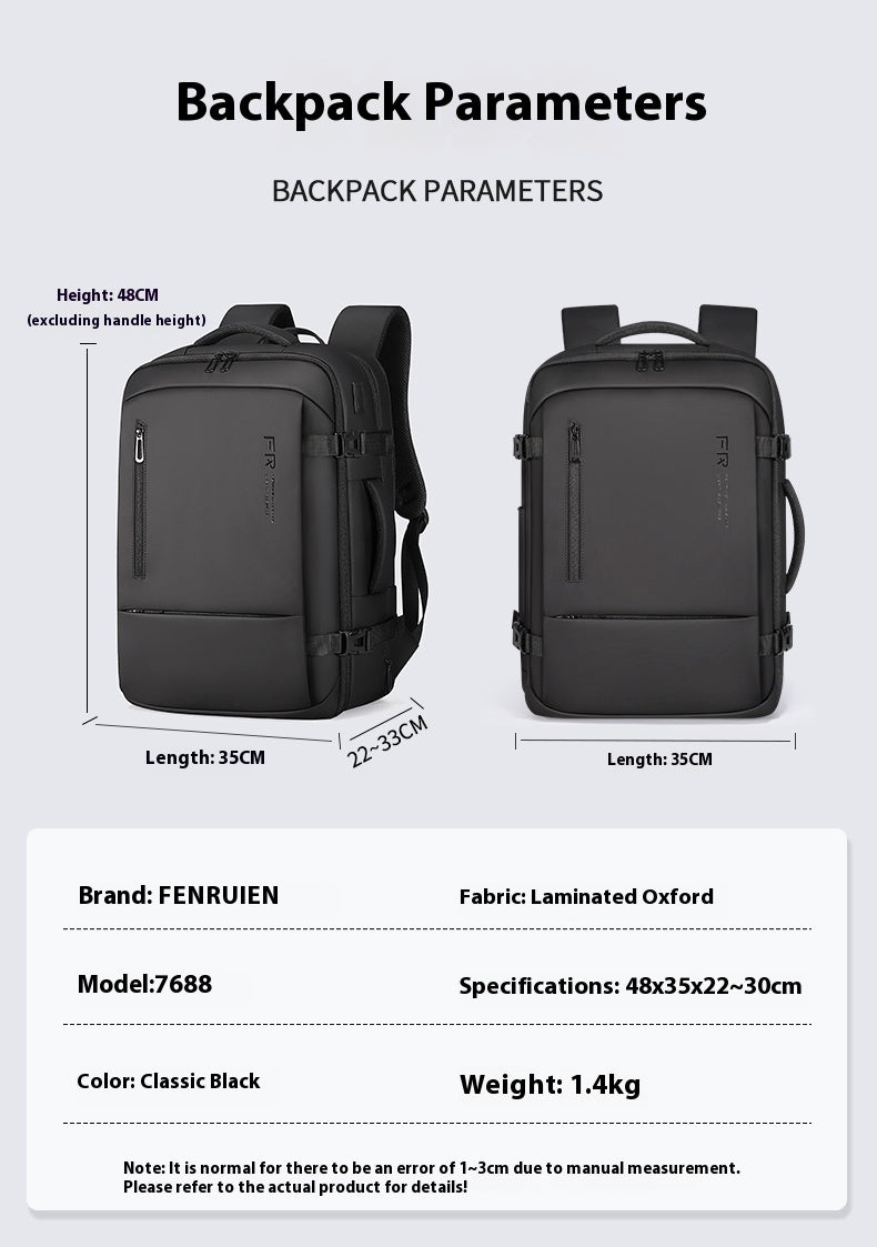 A Large Capacity Backpack For Men's Commuting Travel - Friendly Smart Shopping