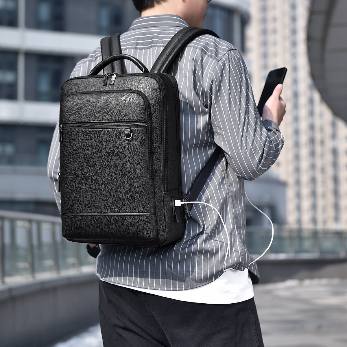 Business High - end Men's Multifunctional Computer Bag - Friendly Smart Shopping