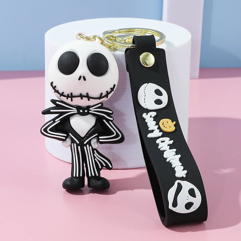Christmas Eve Scary Skeleton Jack Keychain Car Keychain Cute, Fun And Personalized Bag Decoration Pendant With Commemorative Sig - Friendly Smart Shopping