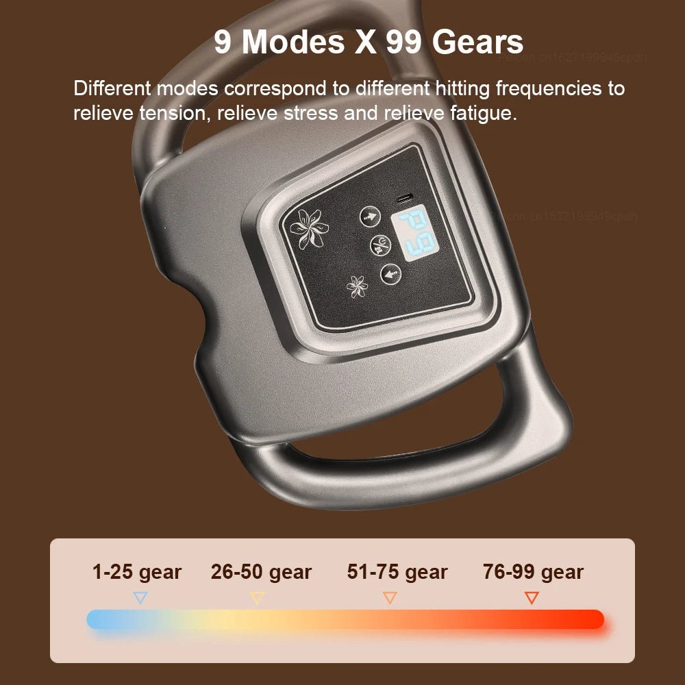 Fascia Gun Muscle Massager Gun High Frequency Back Body Waist Massage Machine Professional Electric Shoulder Legs Waist Massager - Friendly Smart Shopping