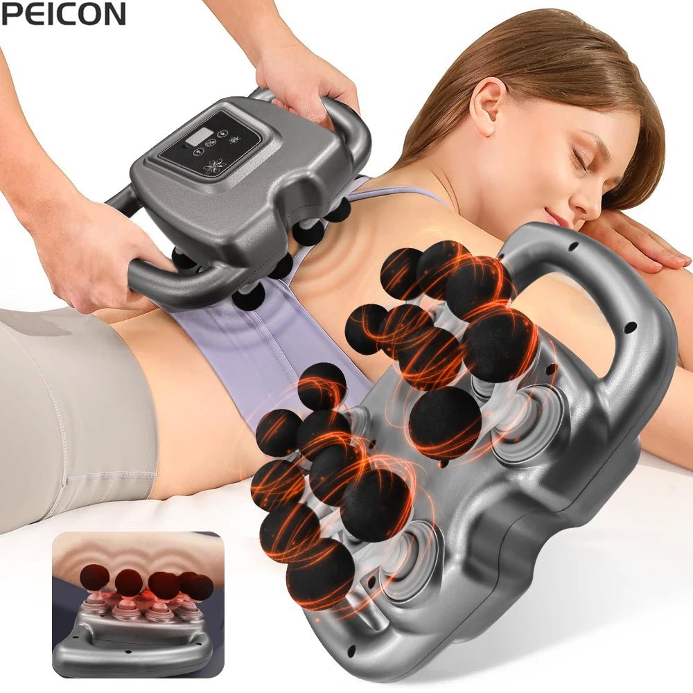 Fascia Gun Muscle Massager Gun High Frequency Back Body Waist Massage Machine Professional Electric Shoulder Legs Waist Massager - Friendly Smart Shopping