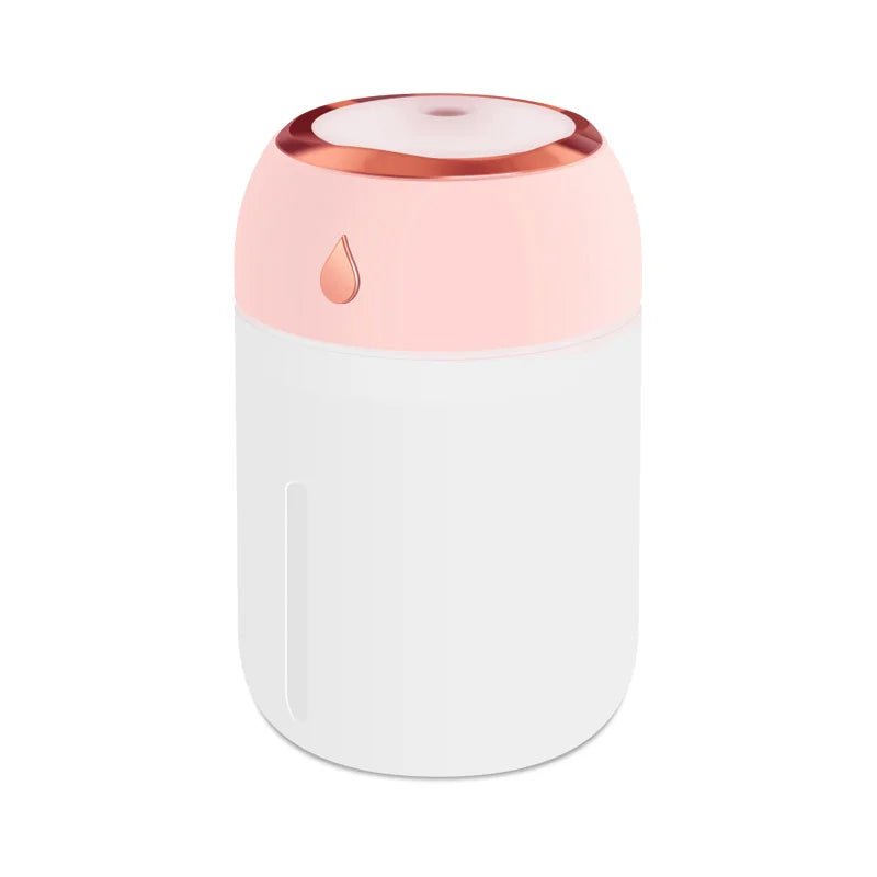 Portable Mini USB Air Humidifier Aroma Diffuser LED Cool Light 330ml Mist for Room Home Car Plant Purifier - Friendly Smart Shopping