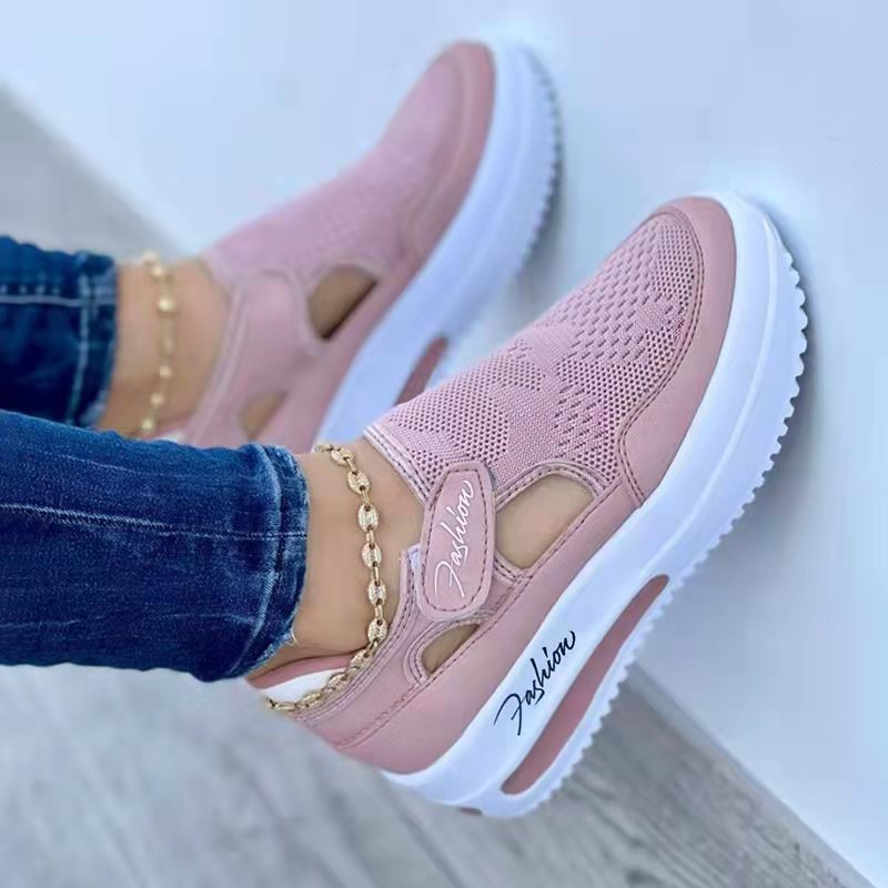 Women's Sneakers Summer New Ladies Casual Low Wedge Breathable Non - Slip Comfort Feamle Sport Shoes Mesh Shoes Fashion Style - Friendly Smart Shopping